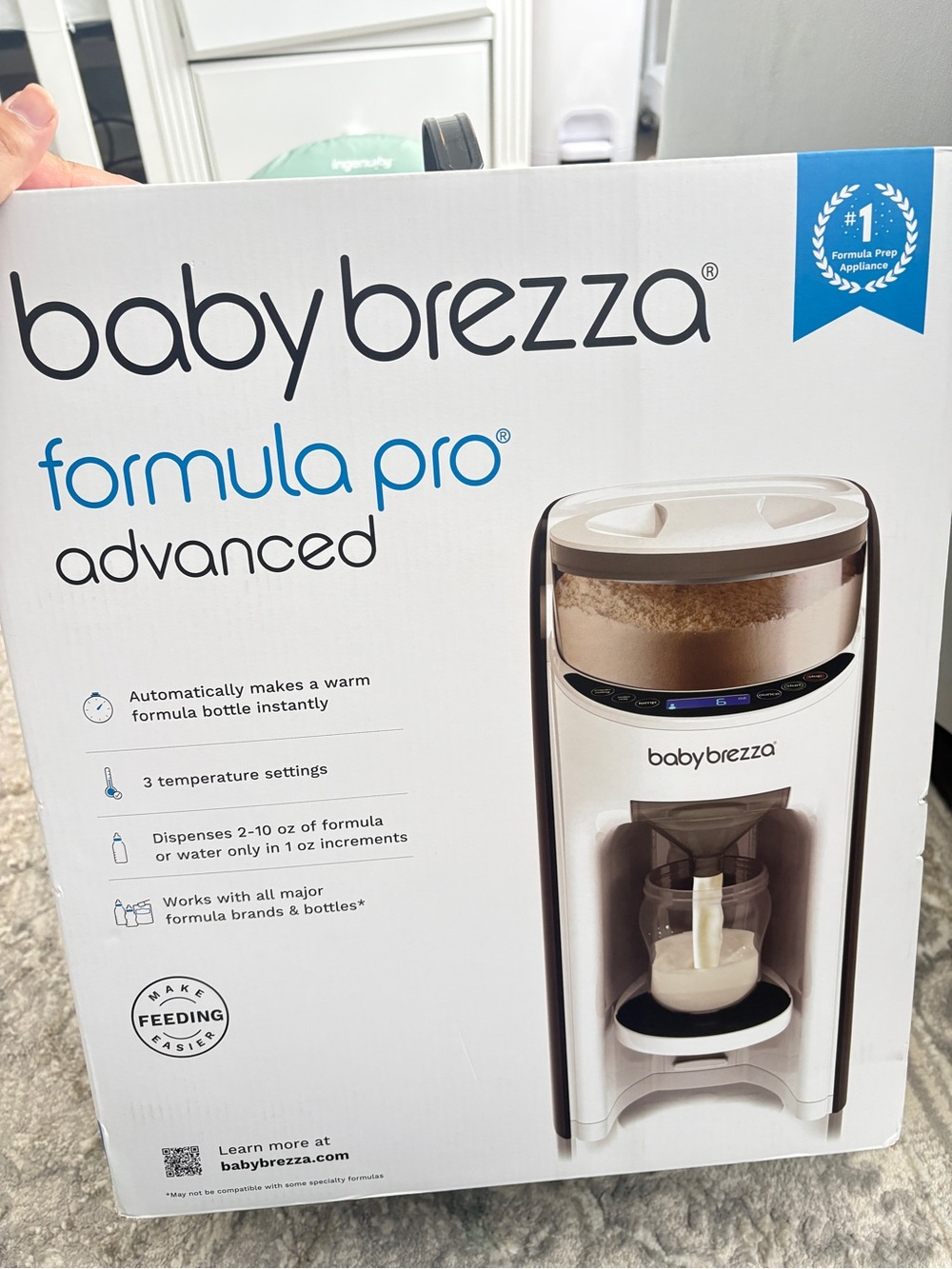 Baby Brezza Formula Pro Advanced - White